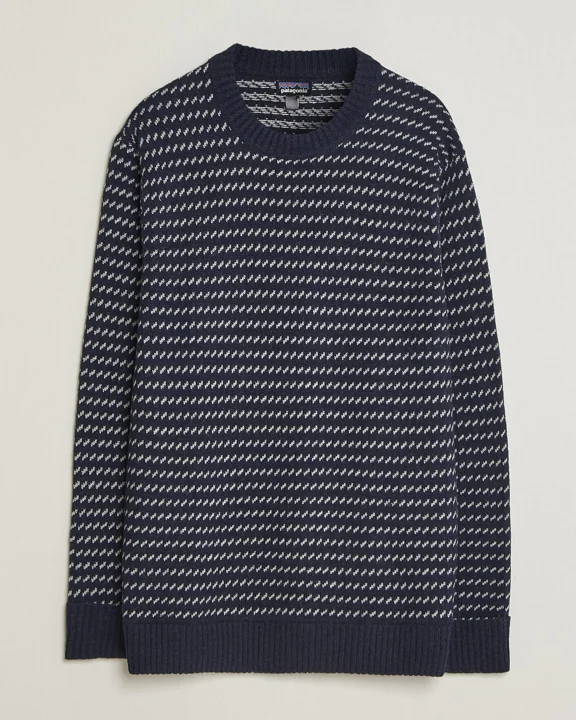 Patagonia Recycled Wool Blend Sweater Classic Navy – Blå – M