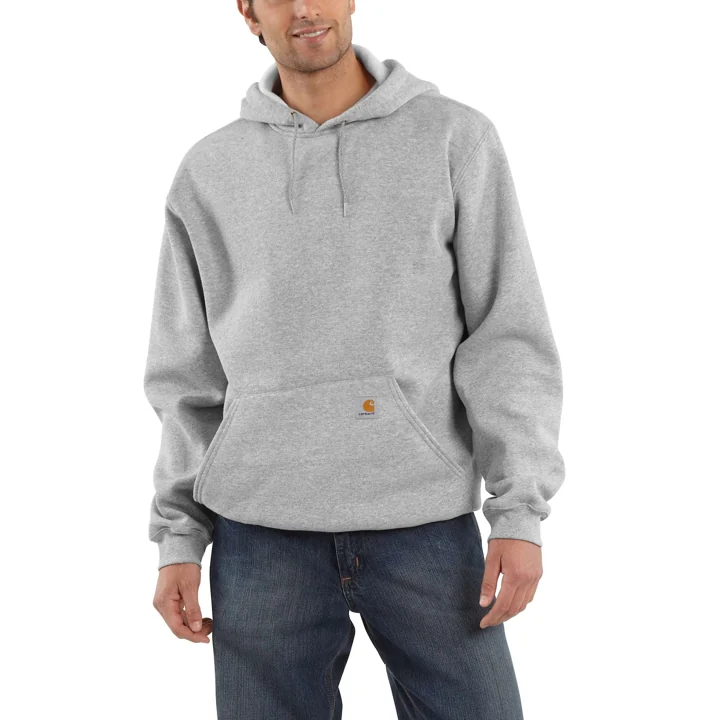 Hooded Sweatshirt Men - Heather Grey-HGY - XS