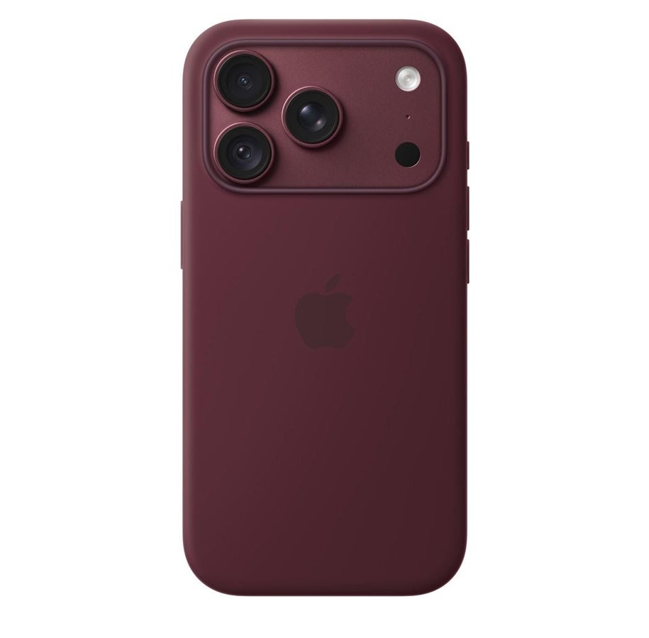 Apple iPhone 18 Pro Silicone Case with MagSafe - Burgundy