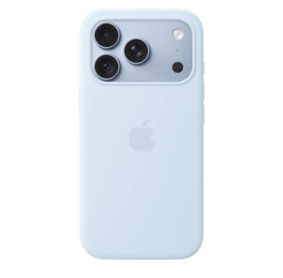 Apple iPhone 18 Pro Silicone Case with MagSafe - Crisp Blue