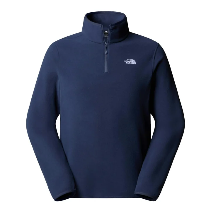 The North Face M Glacier Fleece 1/4 Zip Jacket Summit Navy — M