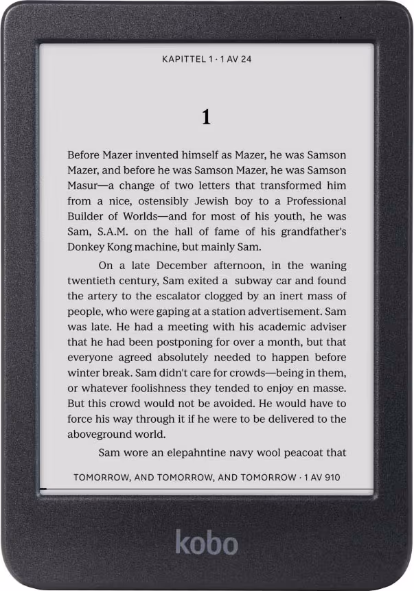 Kobo Clara BW läsplatta 16GB (svart)