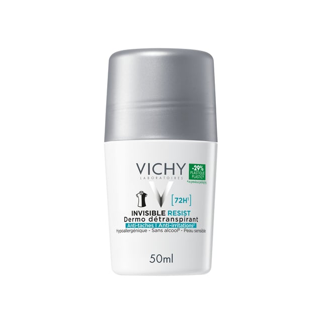 Vichy Invisible Protect Deo 72h Anti-Stain Roll-On 50ml