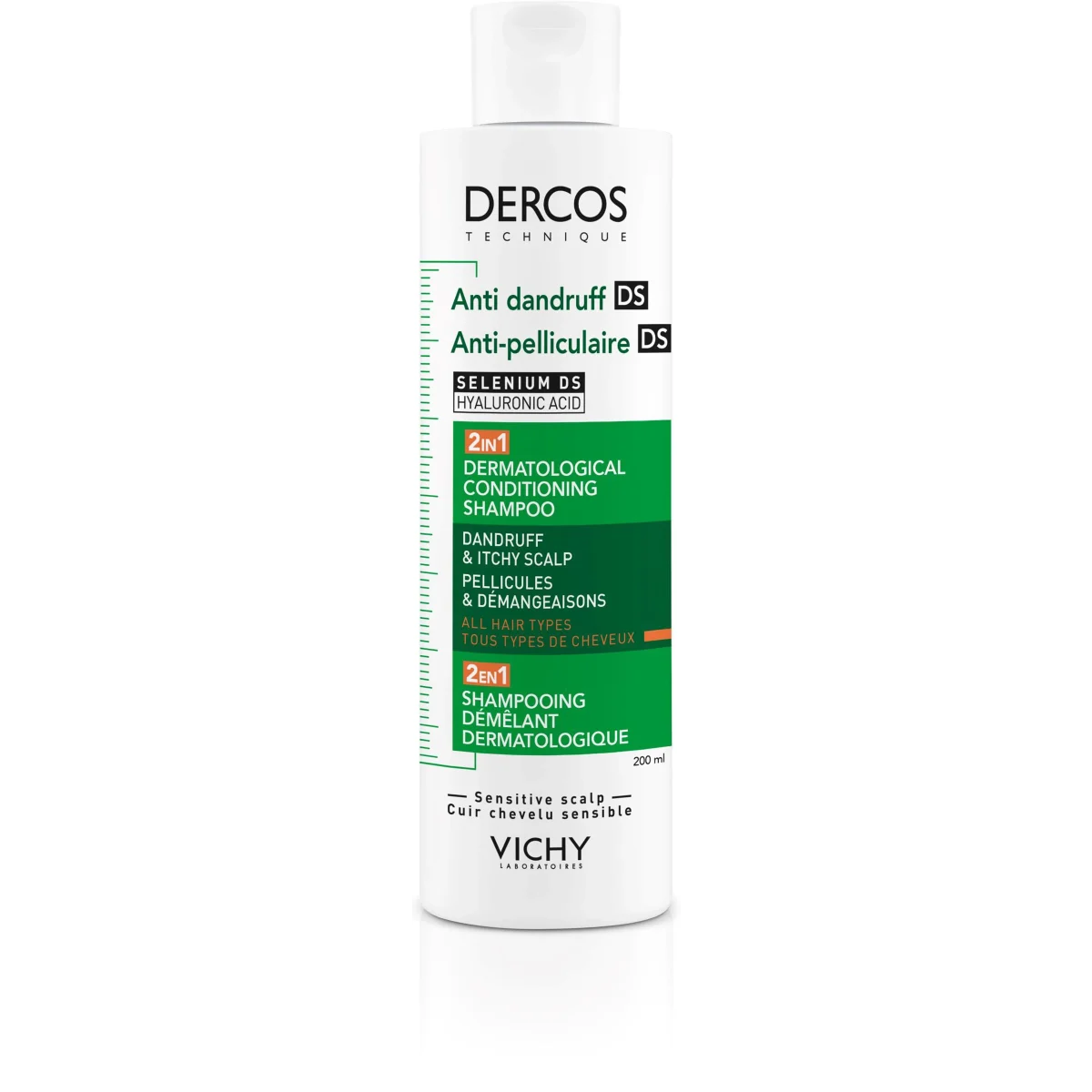 Vichy Dercos Technique Anti-Dandruff 2–1 Shampoo + Conditioner 200 ml
