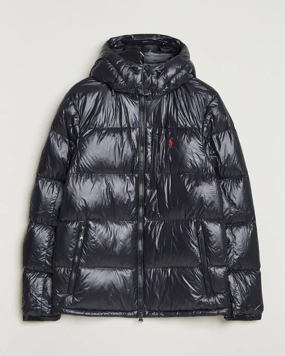 Polo Ralph Lauren Gorham Glossy Down Jacket Polo Black