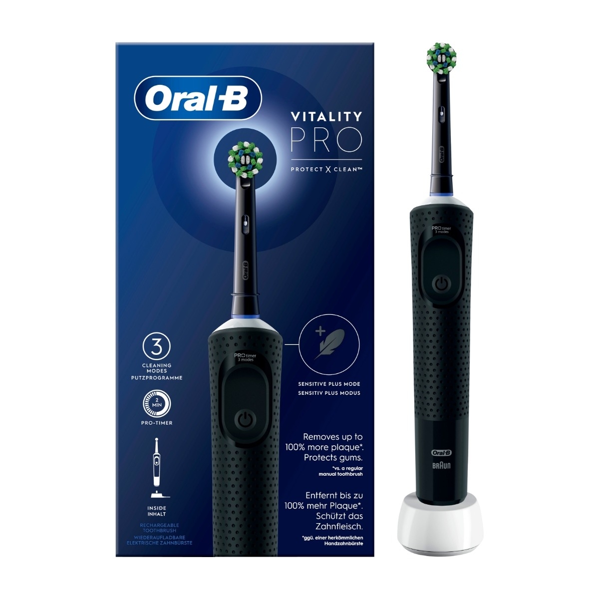 Oral-B Vitality Pro eltandborste, svart