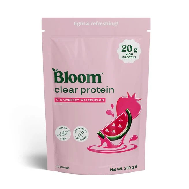 Bloom Clear Protein Collagen 250 g — Strawberry Watermelon