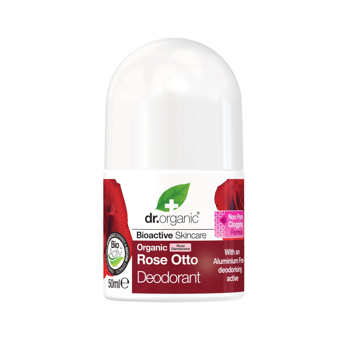 Dr. Organic Rose Otto Oil Deodorant Roll-On 50 ml