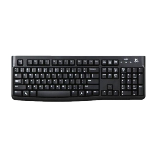 Logitech Keyboard K120 för företag - Tangentbord - Nordisk - Svart