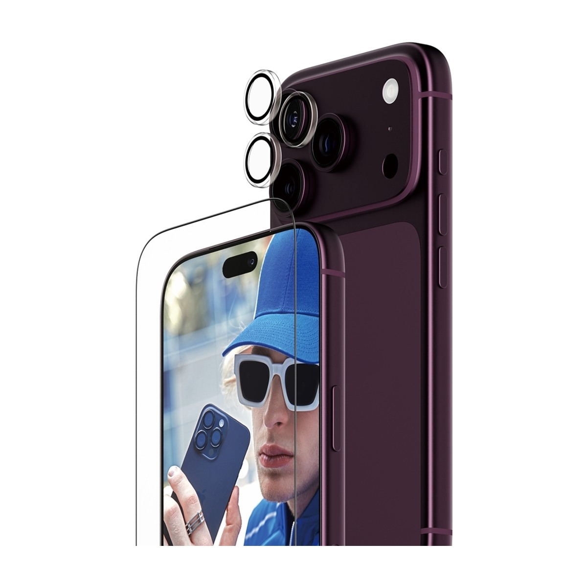 PanzerGlass iPhone 18 Pro 2-i-1 Essentials-paket, transparent