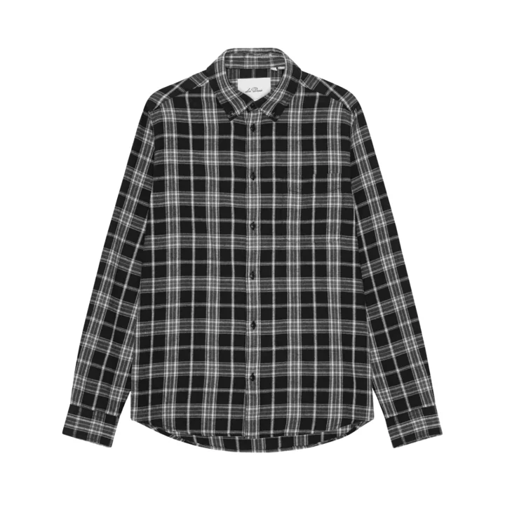 Vintage Check Shirt - Black