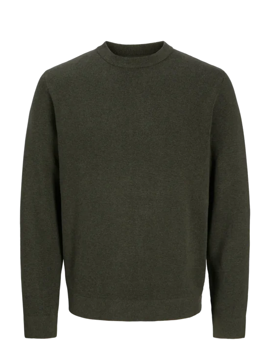 JPRMILANO STITCH KNIT CREW NECK SN — Enfärgat Stickad tröja