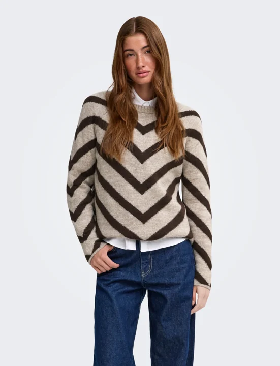 ONLELIZA L/S PULLOVER KNT NOOS — ONLELIZA Stickad tröja