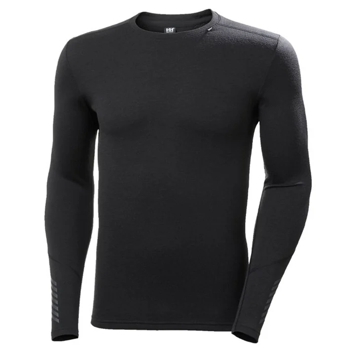 Lifa Merino Midweight Crew Men herrundertröja - Black-990 – Black-990 – M