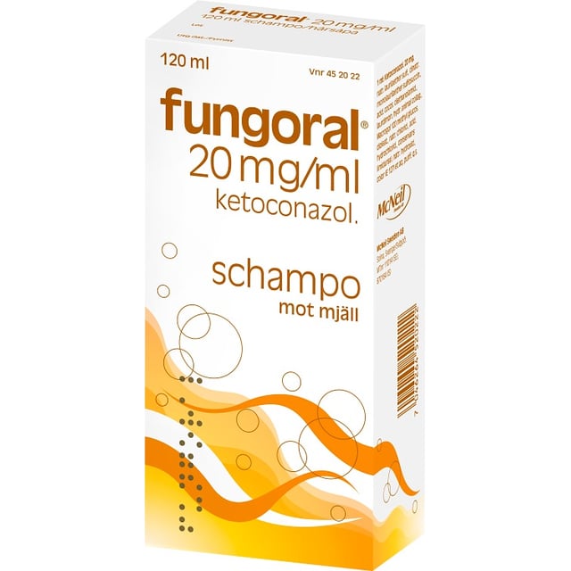 Fungoral Schampo 20 mg/ml 120 ml