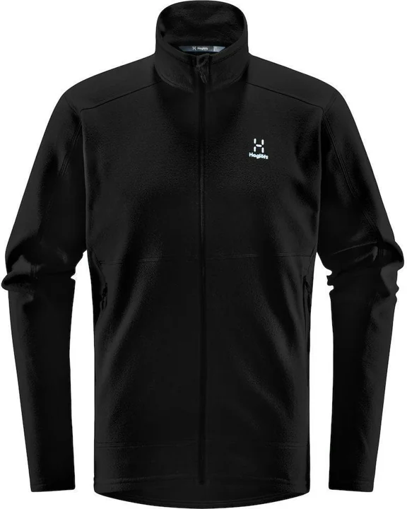 Buteo Mid Jacket Men fleecejacka för herrar - True Black-2C5 - XXL