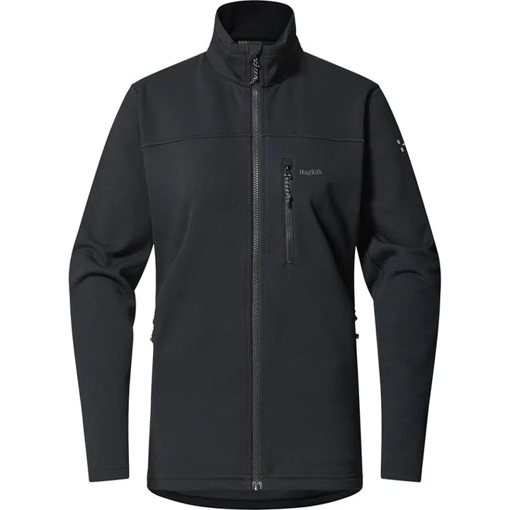 Haglöfs Dam Rosson Mid Jacket True Black – True Black – XS