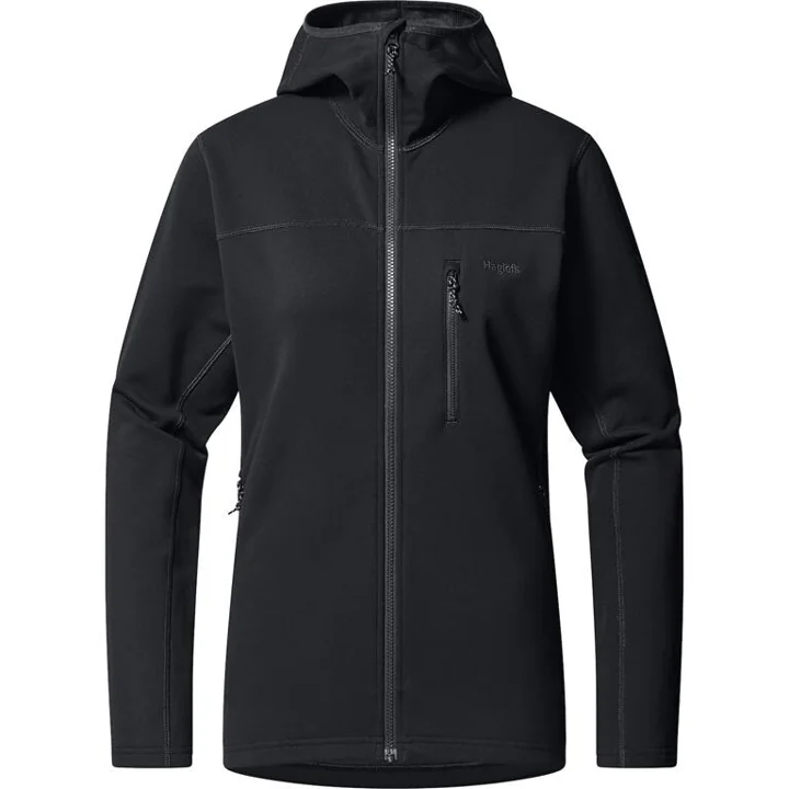 Haglöfs Rosson Mid Hood Women True Black — XS