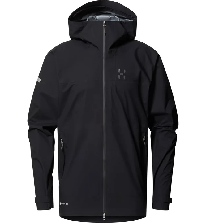 L.I.M Airak GTX Jacket Men - Ultralätt och vattentät skaljacka i Gore-Tex – True Black – M