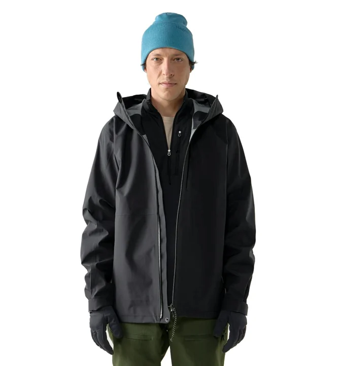 Herr Front Proof II Jacket vattentätt skal – True Black – M