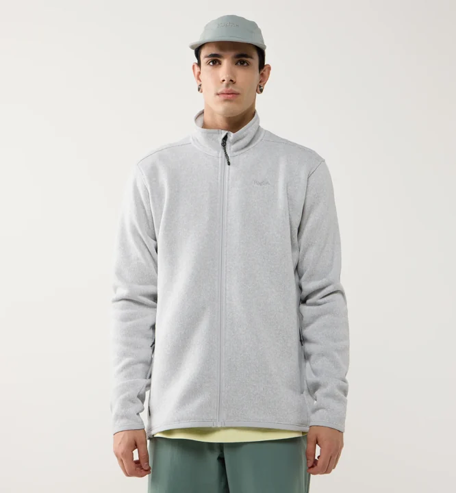 Swook II Mid Jacket Men - Stone Grey-Soft White - S