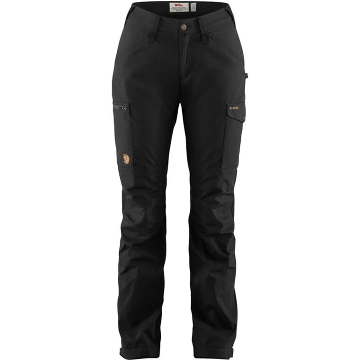 Kaipak Trousers Curved Women dambyxor - Black – Black – 40