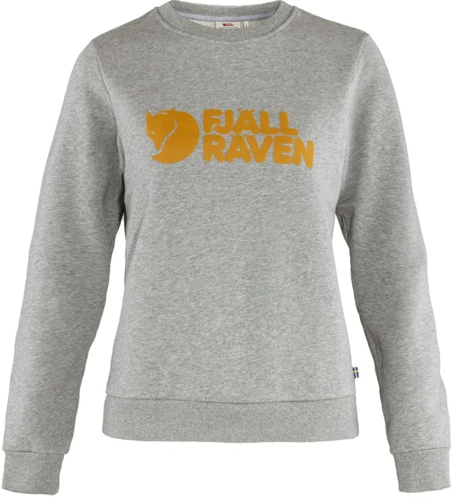 Fjällräven Logo Sweater Women sweatshirt - 020-999-Grey/Melange - S