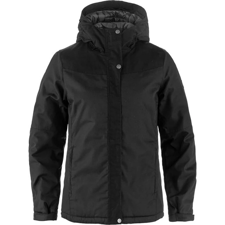 Fjällräven Dam Stina Padded Jacket Black – Black – M