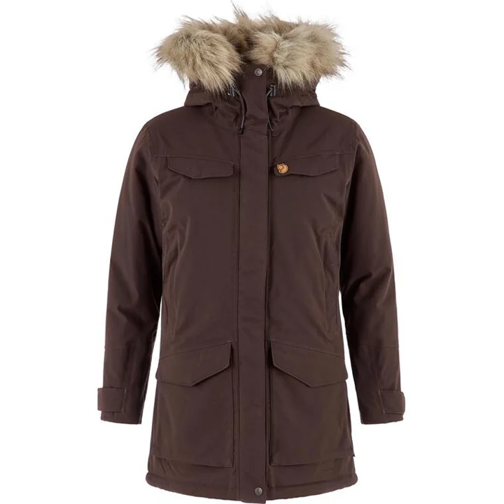 Nuuk Parka Women vinterjacka - Black Oak – Black Oak – M