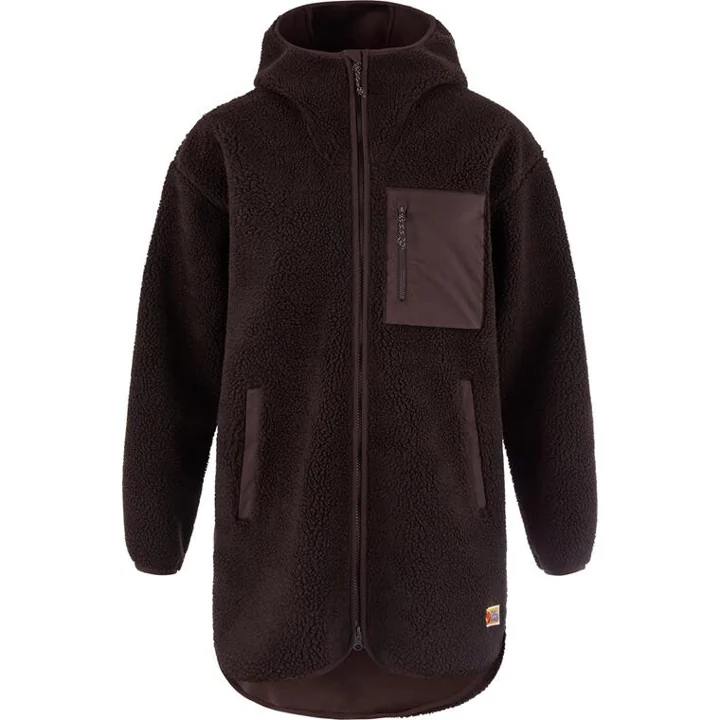 Fjällräven Dam Vardag Pile Fleece Long – BLACK OAK – M