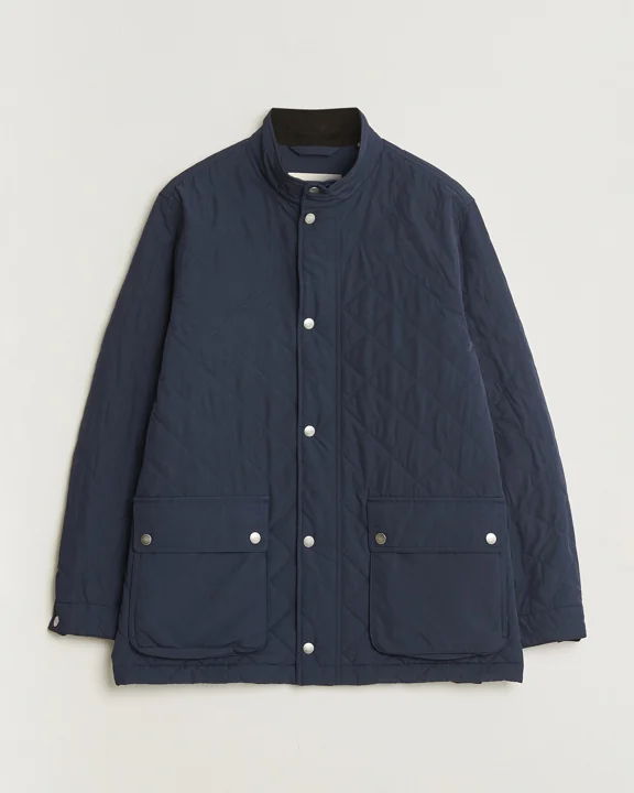 Gant Classic Quilted Mid Jacket Evening Blue – Blå – M