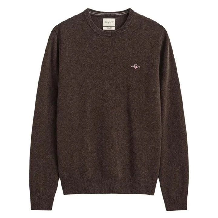 SUPERFINE LAMBSWOOL C-NECK HERR — M