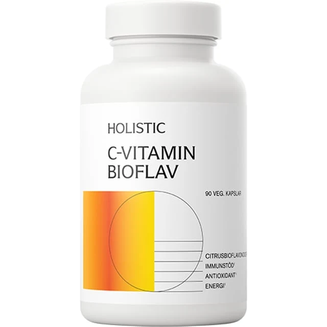 Holistic C-vitamin Bioflav 90 kapslar