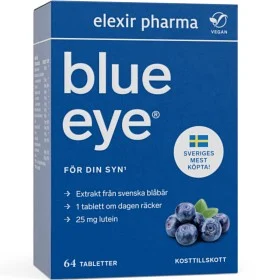 Elexir Pharma BlueEye Blåbär & Lutein 64 tabletter