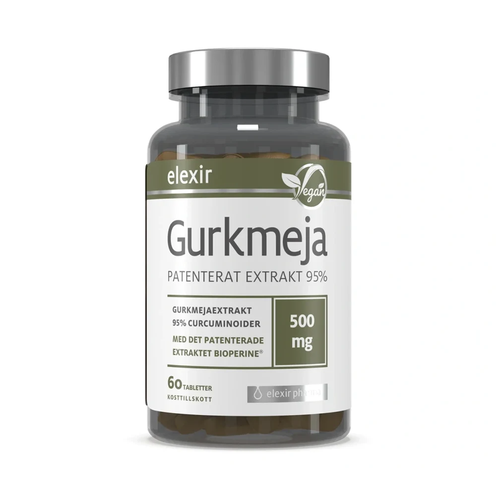 Elexir Gurkmeja Kosttillskott 60 tabletter