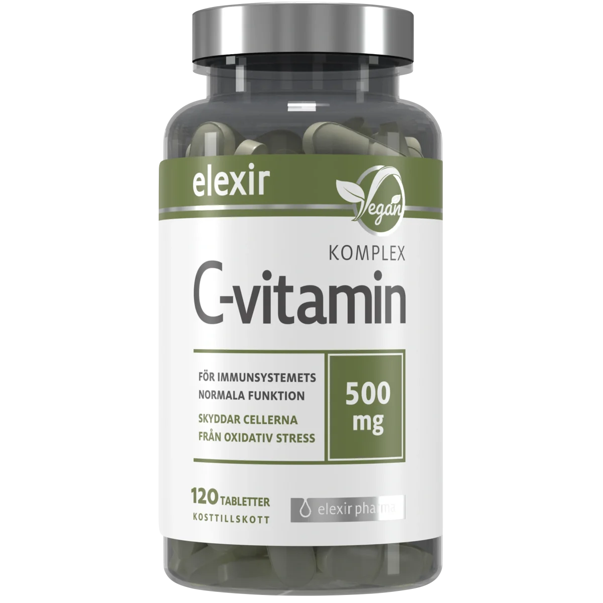 Elexir Pharma C-vitamin Komplex 120 tabletter
