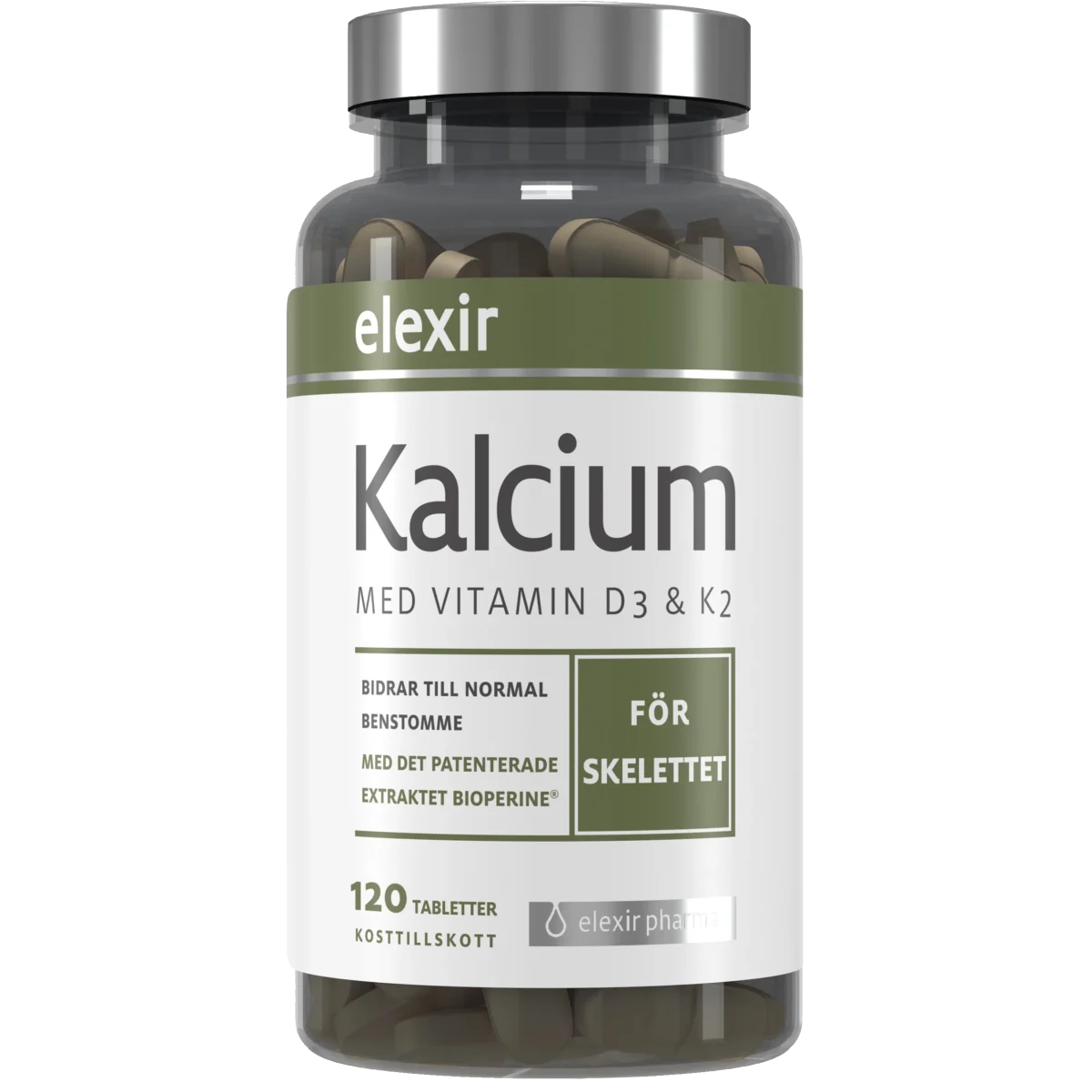 Elexir Pharma Kalcium 120 tabletter
