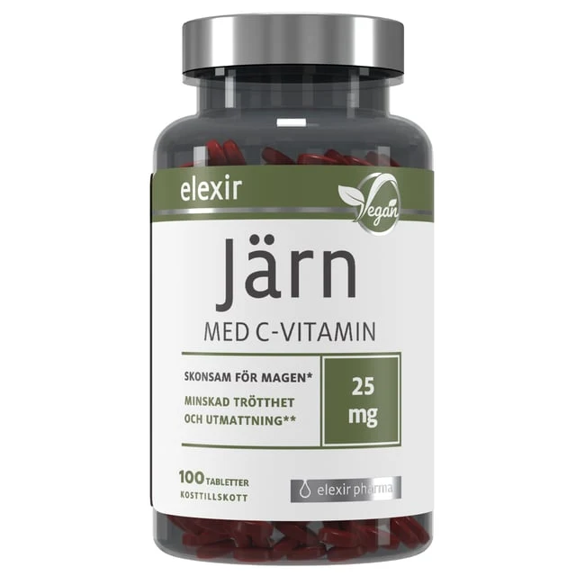 Elexir Järn med C-vitamin 100 tabletter