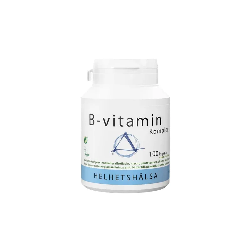Helhetshälsa B-vitaminkomplex 100 kapslar
