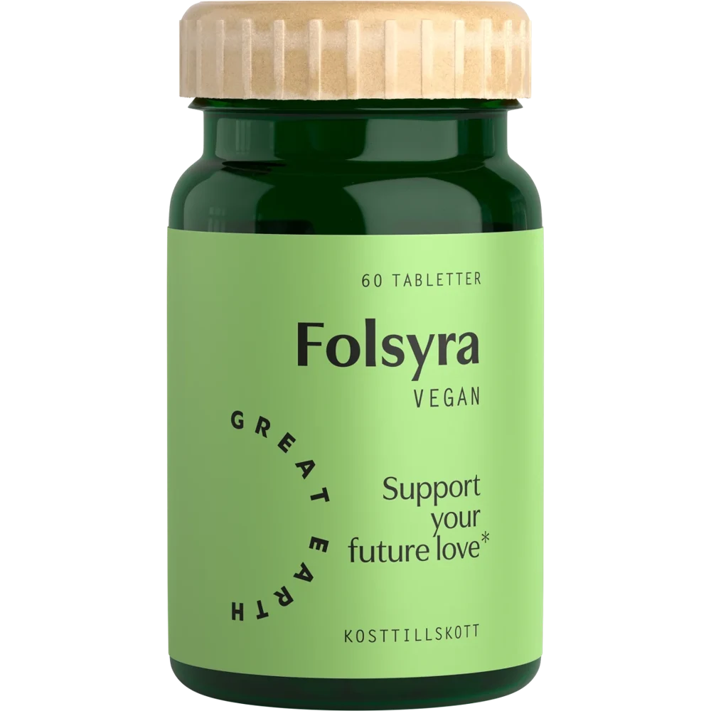 Great Earth Folsyra 400µg 60 tabletter
