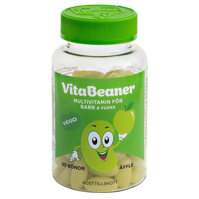 VitaBeaner Multivitamin Äpple 90 tuggtabletter