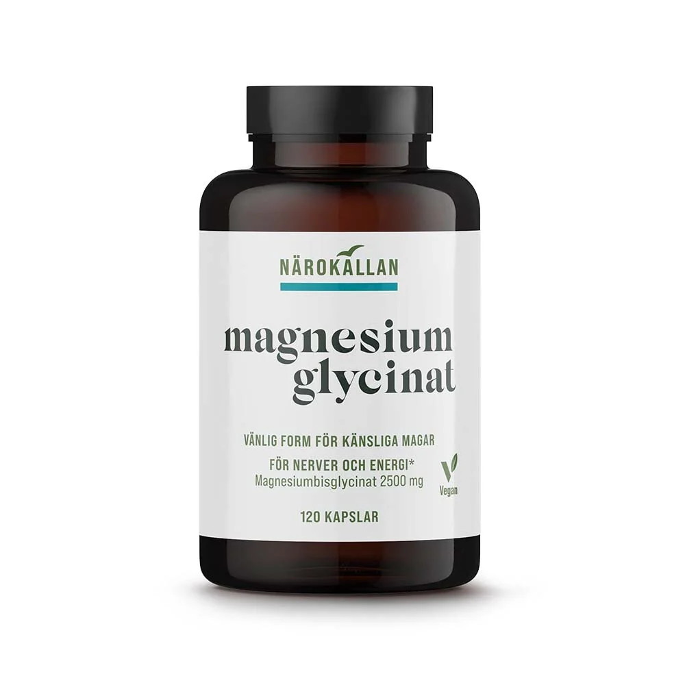 Närokällan Magnesiumglycinat 120 kapslar
