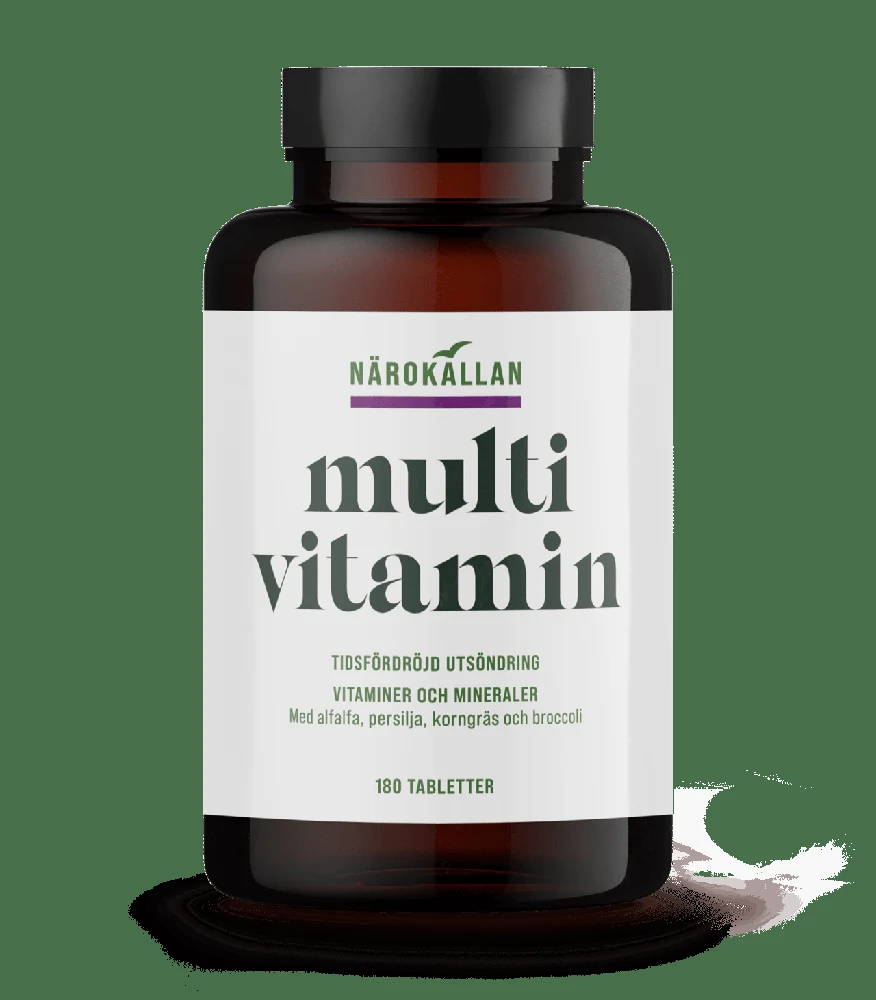 Närokällan Multivitamin Tidsfördröjd 180 Tabletter