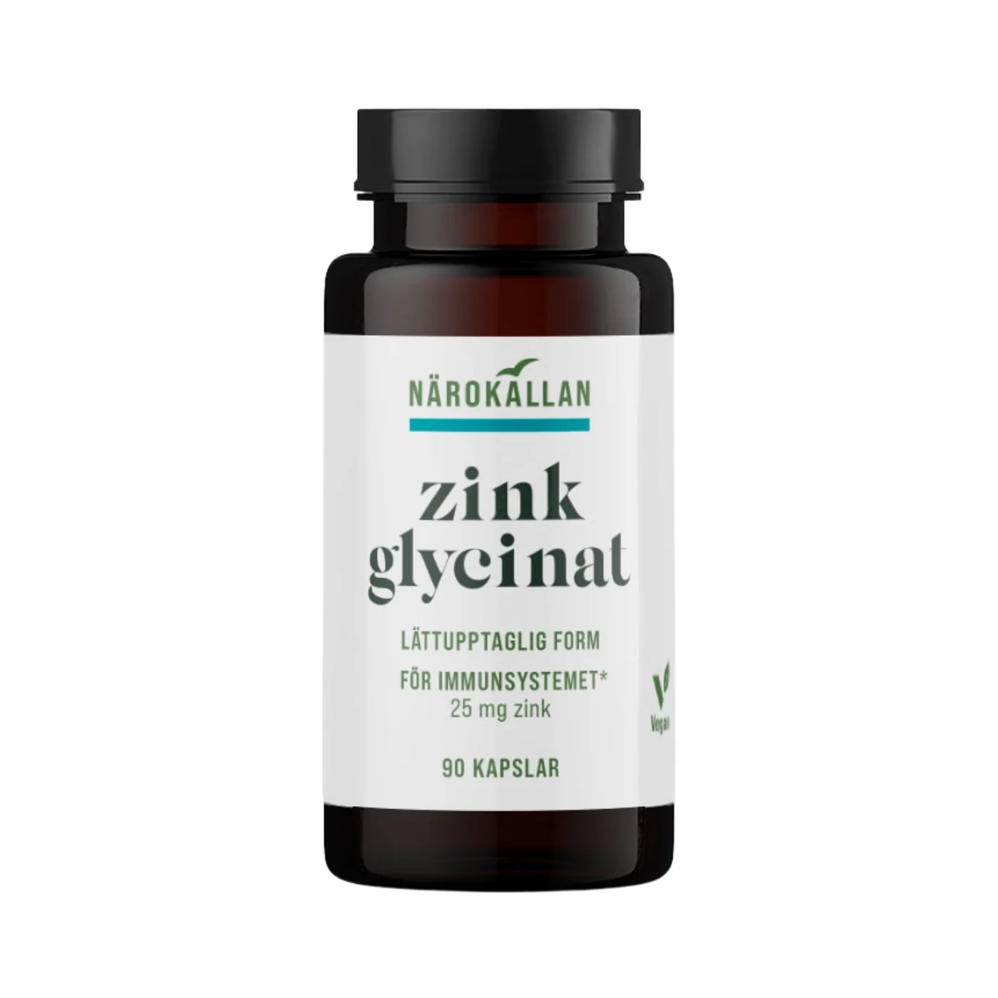 Närokällan Zinkglycinat, 90 kapslar