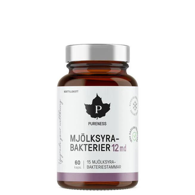 Mjölksyrabakterier 12 md 60 kapslar