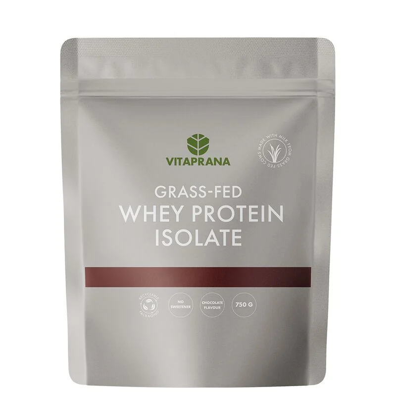 Grass-fed Whey protein isolate, 750 g, Choklad