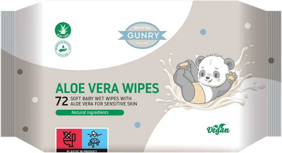 Gunry Baby Våtservetter Aloe Vera 72st