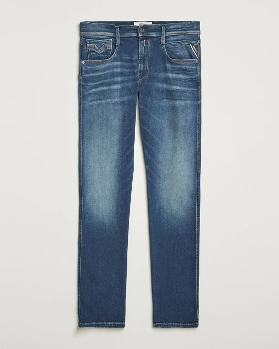 Replay Anbass Hyperflex Dust Jeans Dark Blue