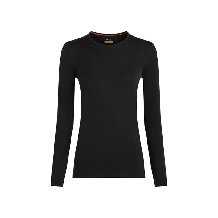 Oasis LS Crewe Wmns 200 ylletröja - Black - M