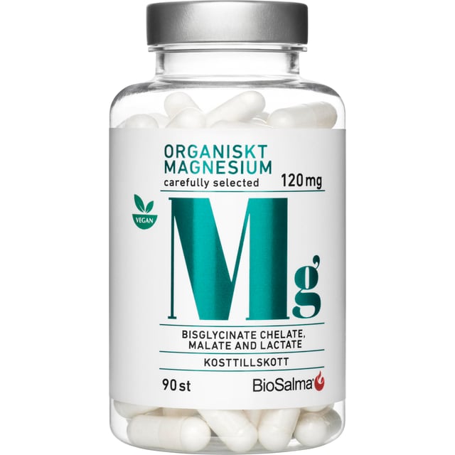 BioSalma Organiskt Magnesium 120 mg 90 st
